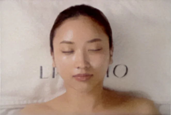 オイル塗布の様子